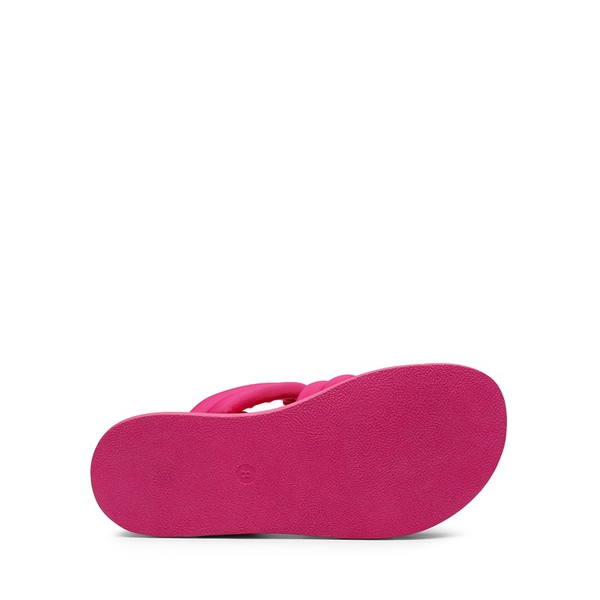 [Wonder Cloud] Artemis Strappy Cross Strap Flat Sandals - HOT PINK - 3